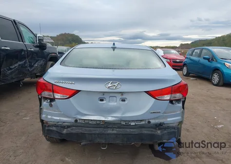 2012 Hyundai Elantra Limited (Ulsan Plant) из США, поврежденный, VIN KMHDH4AE2CU195023